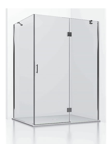 mampara angular abatible trebol